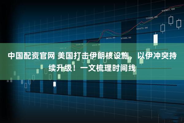 中国配资官网 美国打击伊朗核设施，以伊冲突持续升级！一文梳理时间线