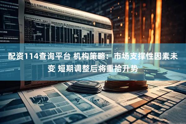 配资114查询平台 机构策略：市场支撑性因素未变 短期调整后将重拾升势